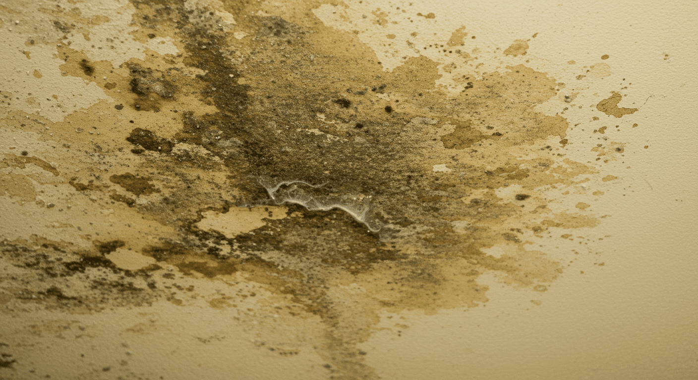 Visible Mold Growth on Walls