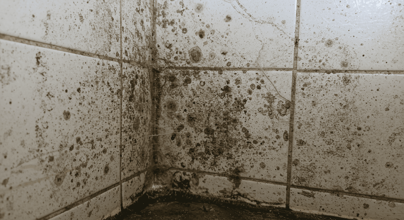 Signs of Mold Growth in a Bathroom